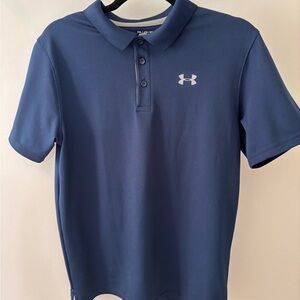 Under Armour Youth XL Navy Polo Shirt